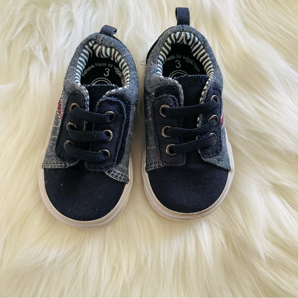 Wonder Nation Baby Walker Sneakers Navy 3